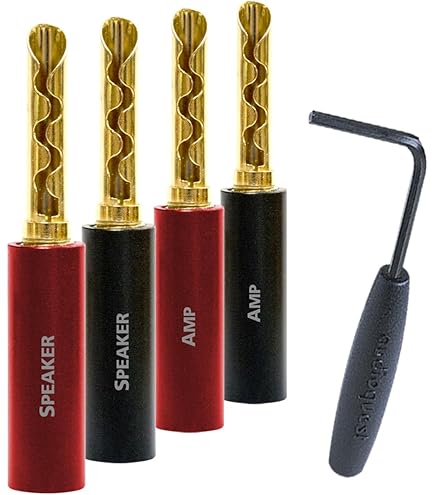 Amazon | AudioQuest SureGrip 300 バナナスピーカーコネクター 標準